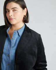 Davis Corduroy Blazer - Black