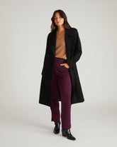 Callaghan Wool Coat - Black