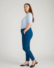 Moro Pocket Signature Ponte Pants - Deep Teal