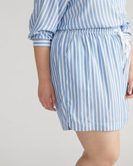 Beach Shorts - Blue/White Stripe