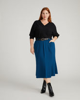 Carla Ponte Skirt - Deep Teal