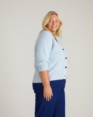 Better-Than-Wool Cardigan - Silver Blue