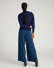 Savvy Fine Knit Crew Sweater - Midnight