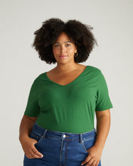 Double V Tee - Jardin