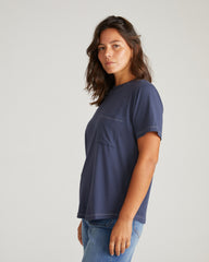 Garcon Tee - Washed Indigo