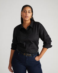 The Artist Poplin Shirt - Black