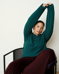 Savvy Fine Knit Crew Sweater - Botanic