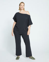 UltimateS Dolci Short Sleeve Top - Black