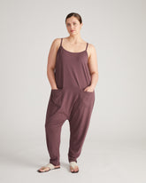 UltimateS Jackson Sleeveless Jumpsuit - Cassis