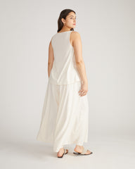 Trisha Lounge Tank - Porcelain