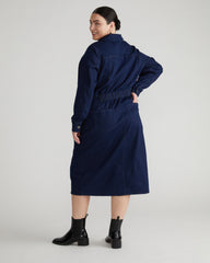 Dakota Denim Dress - Dark Indigo