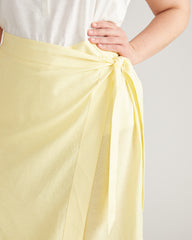Villa Linen Wrap Culottes - Twinkle