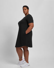 Halie T-Shirt Dress - Black