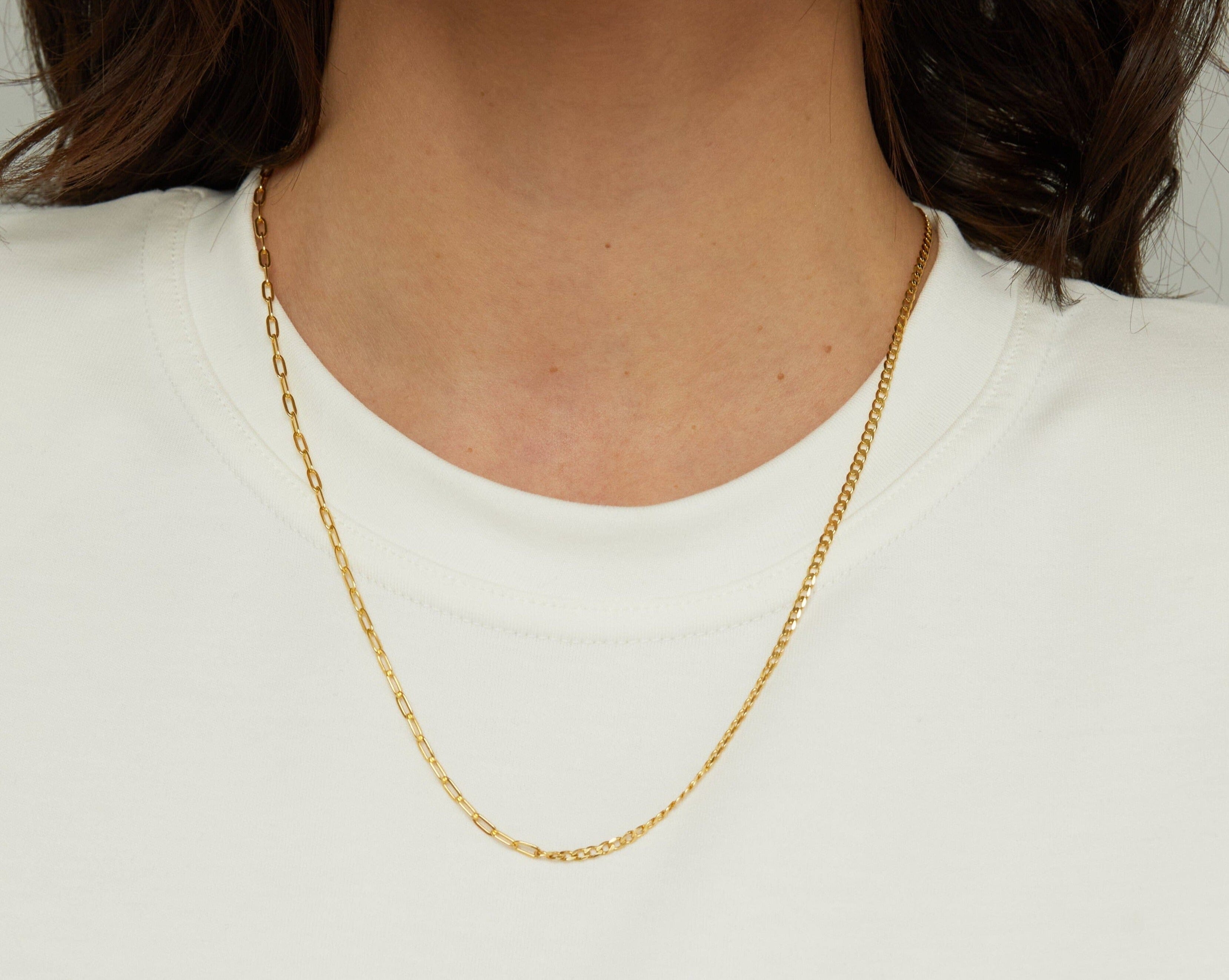 Aurate Mix Chain Necklace