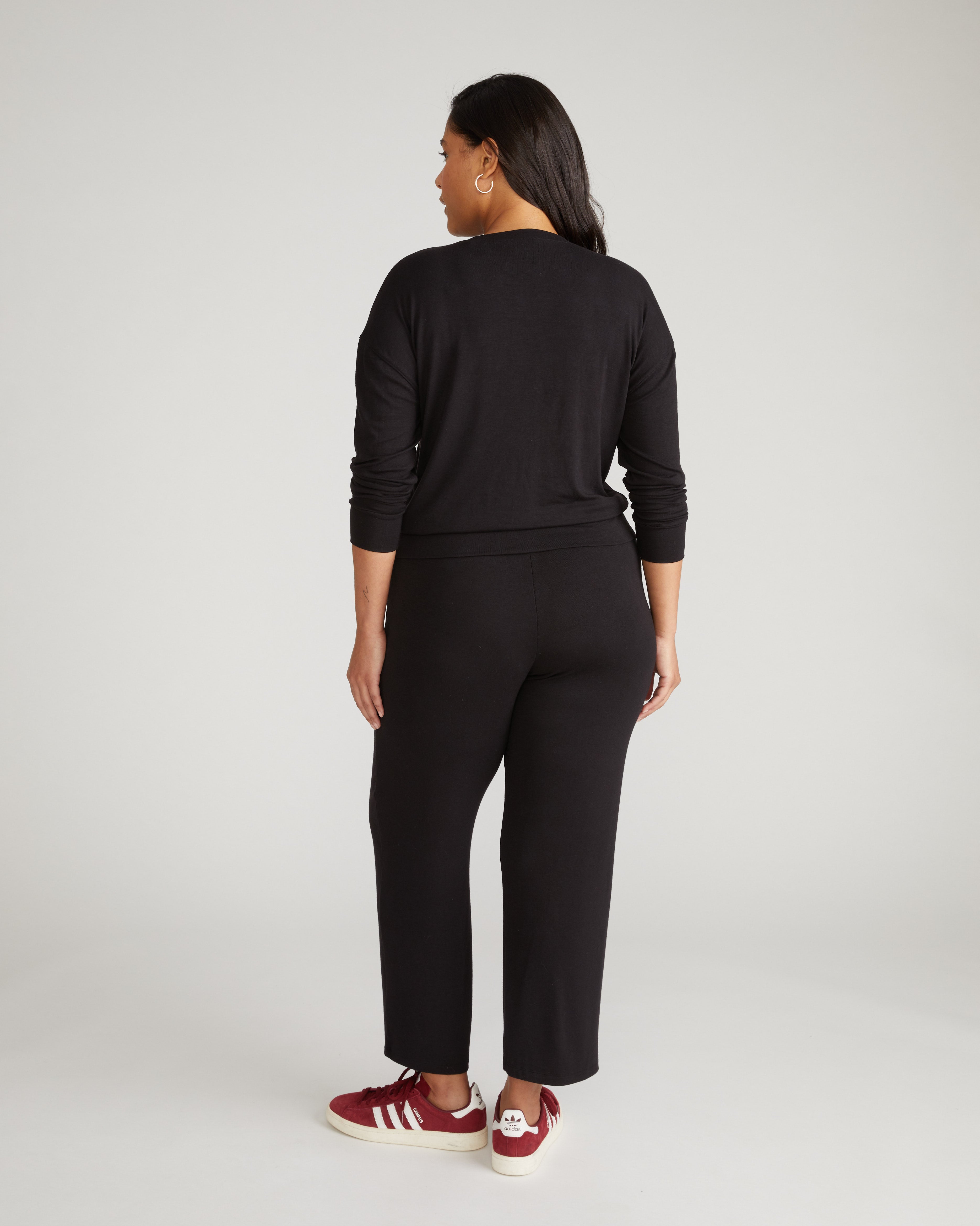 TravelKnit Relaxed Pants - Black