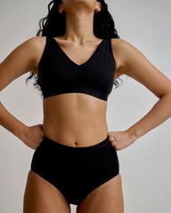 UltimateS Full Coverage High Rise Brief - Black