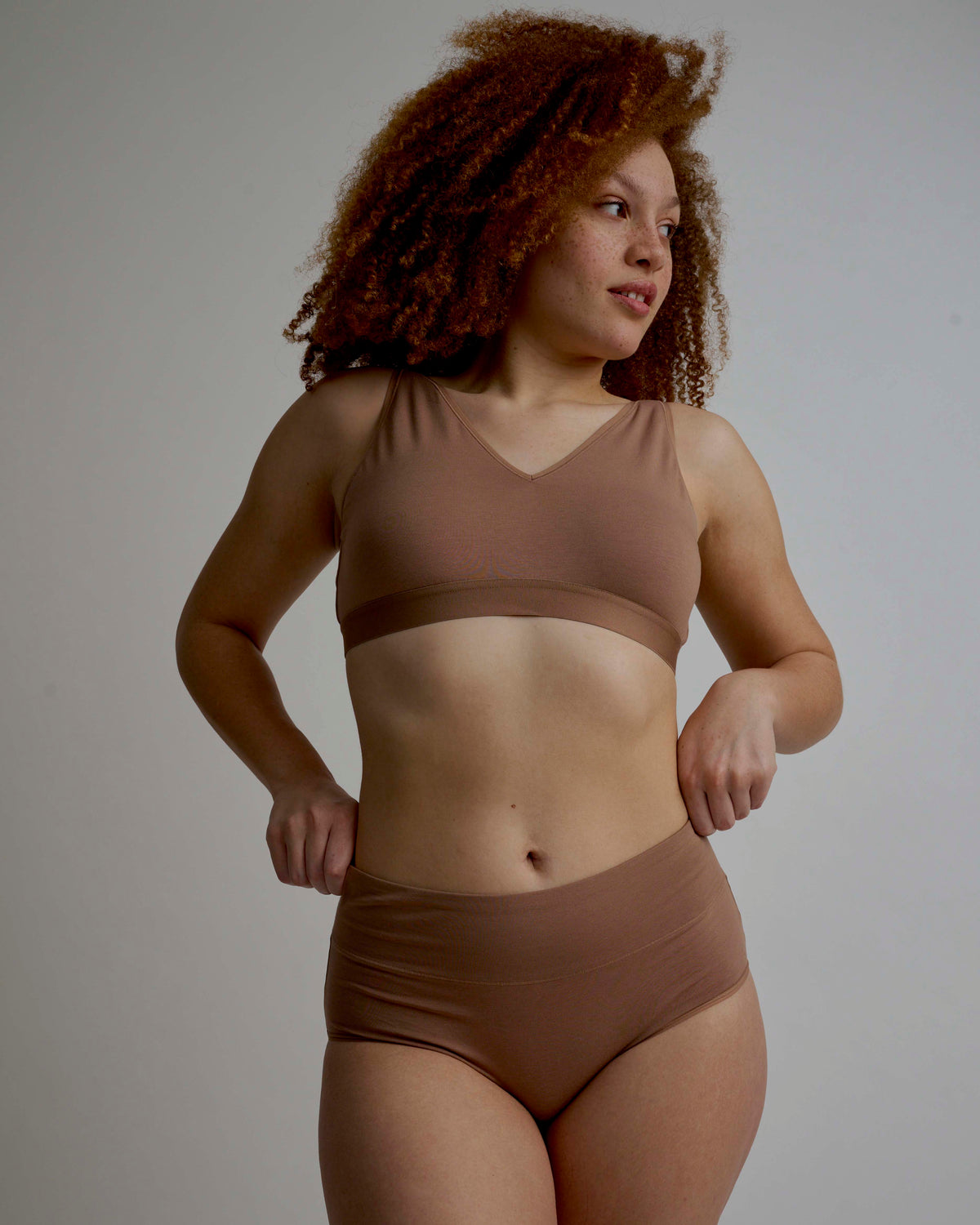 UltimateS Full Coverage High Rise Brief - Spice