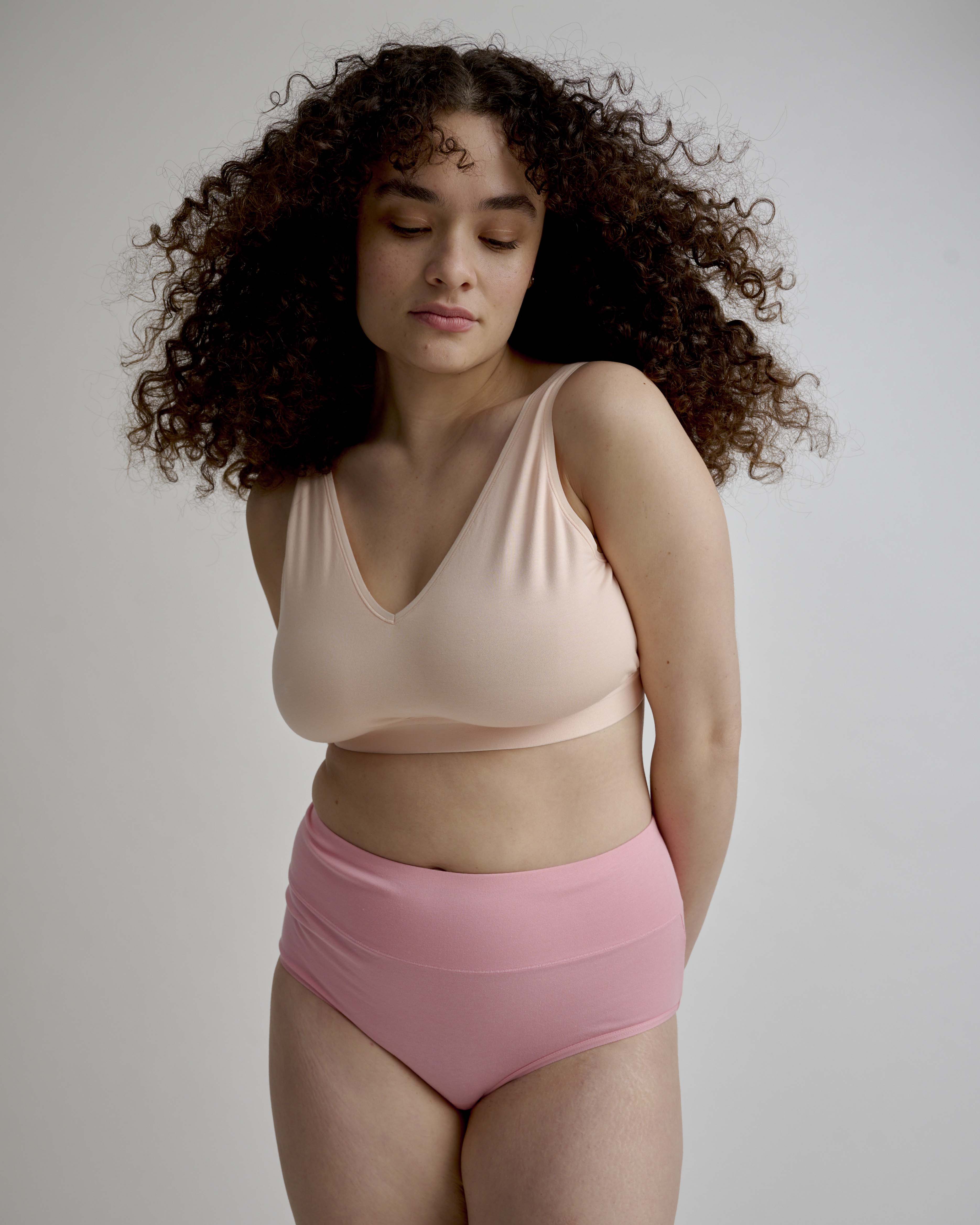 UltimateS Full Coverage High Rise Brief - Pink