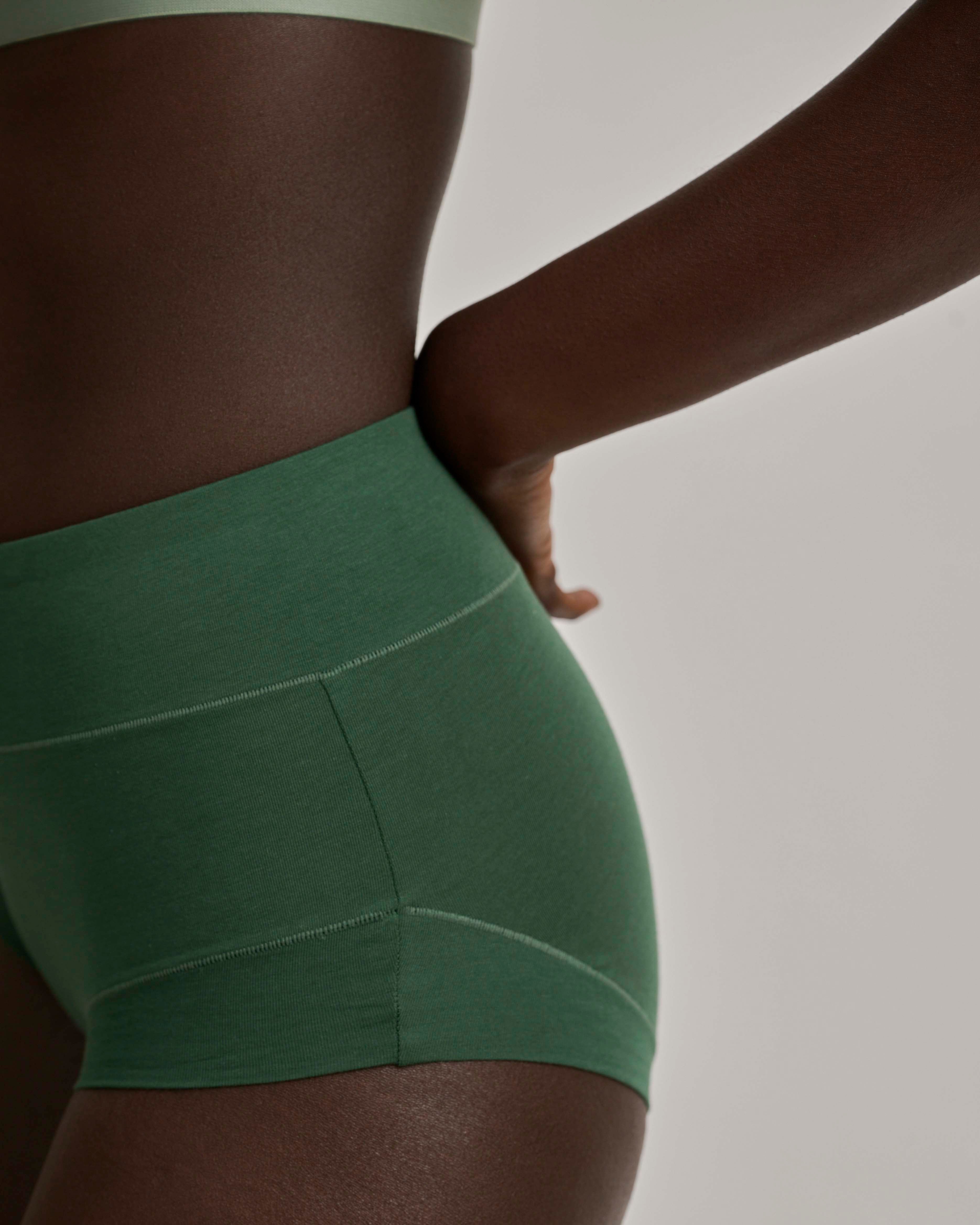 UltimateS Super Full Coverage High Rise Brief - Forest Green