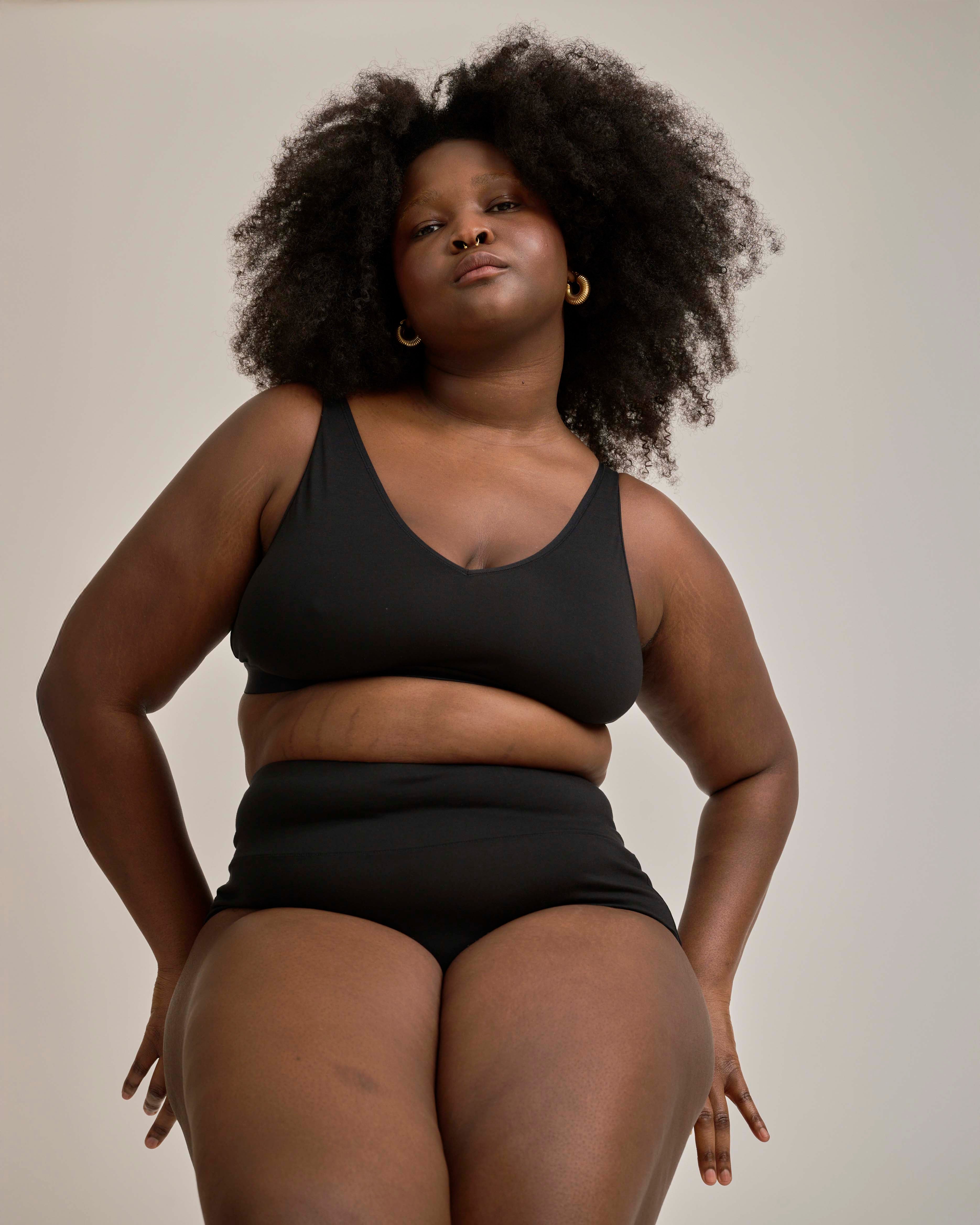 UltimateS Super Full Coverage High Rise Brief - Black