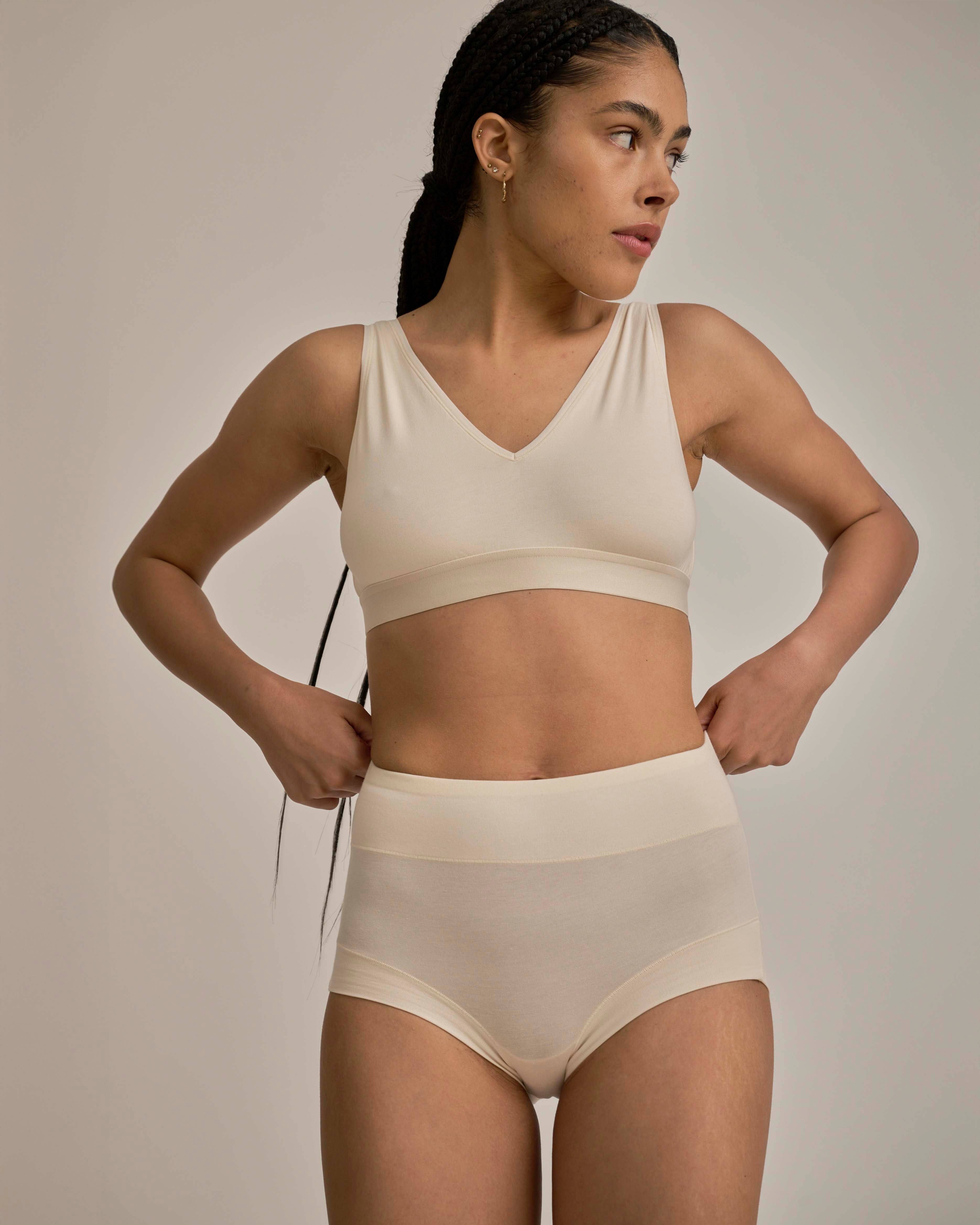 UltimateS Super Full Coverage High Rise Brief - Porcelain