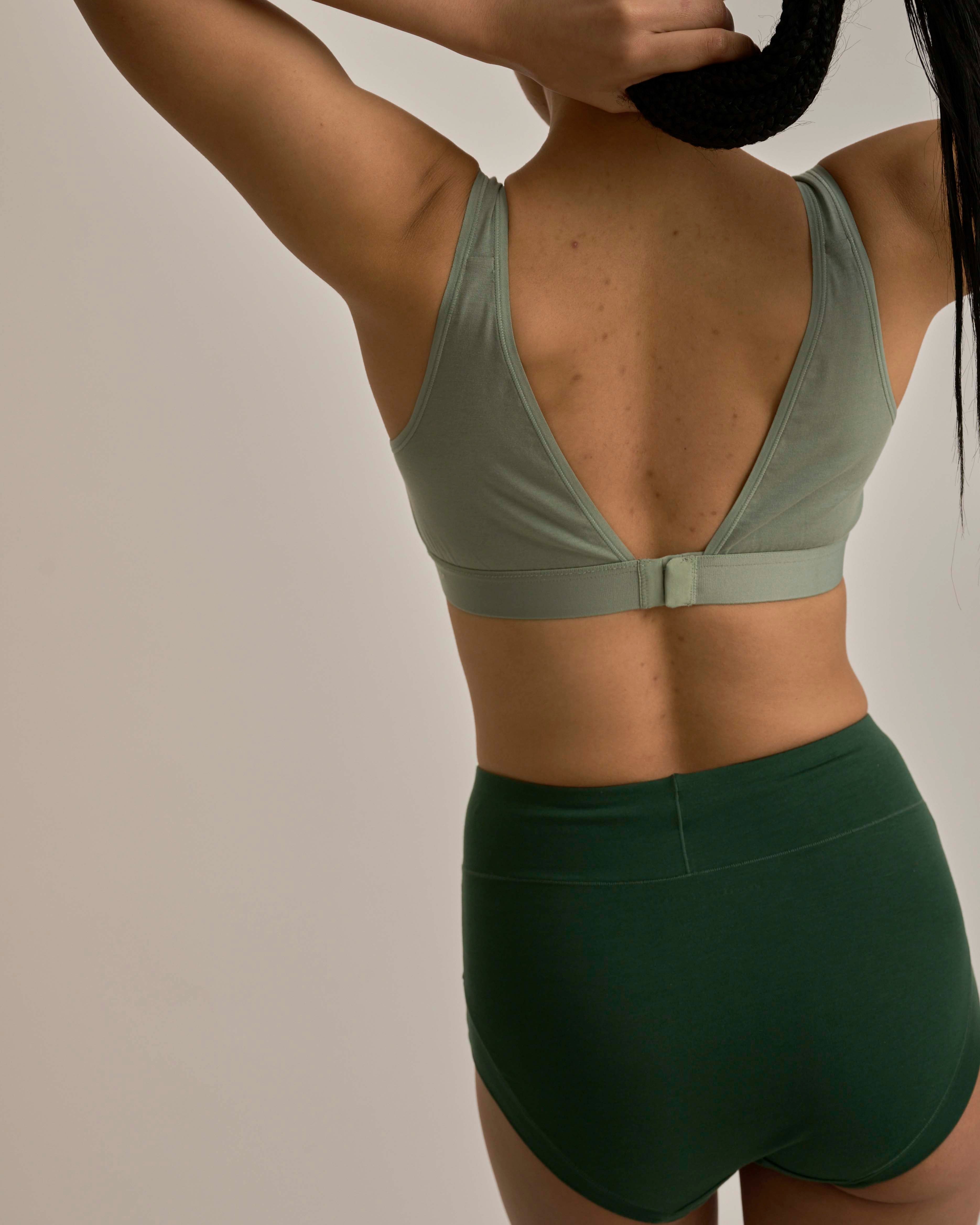 UltimateS Super Full Coverage High Rise Brief - Forest Green