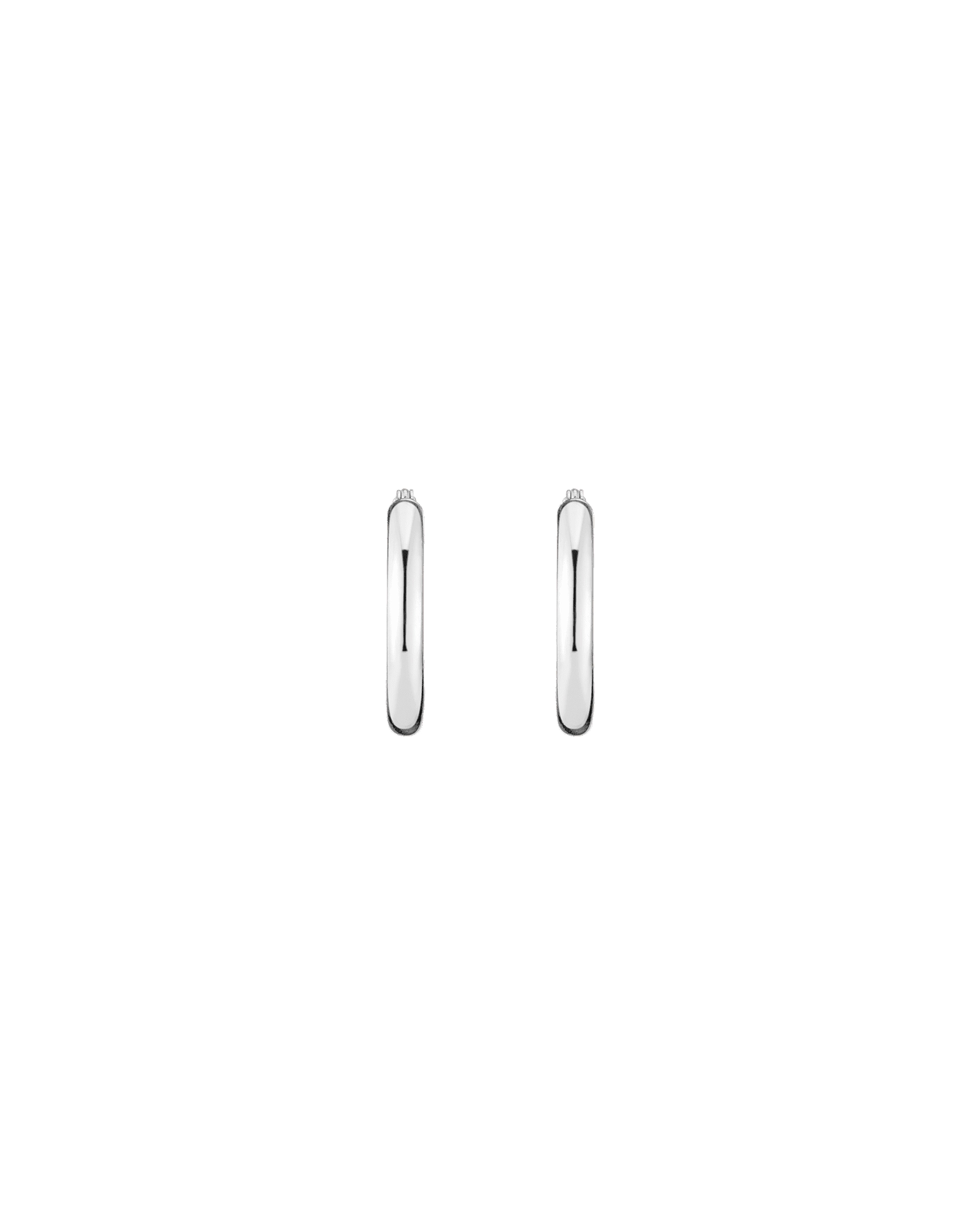 Aurate Silver Hoop Earrings