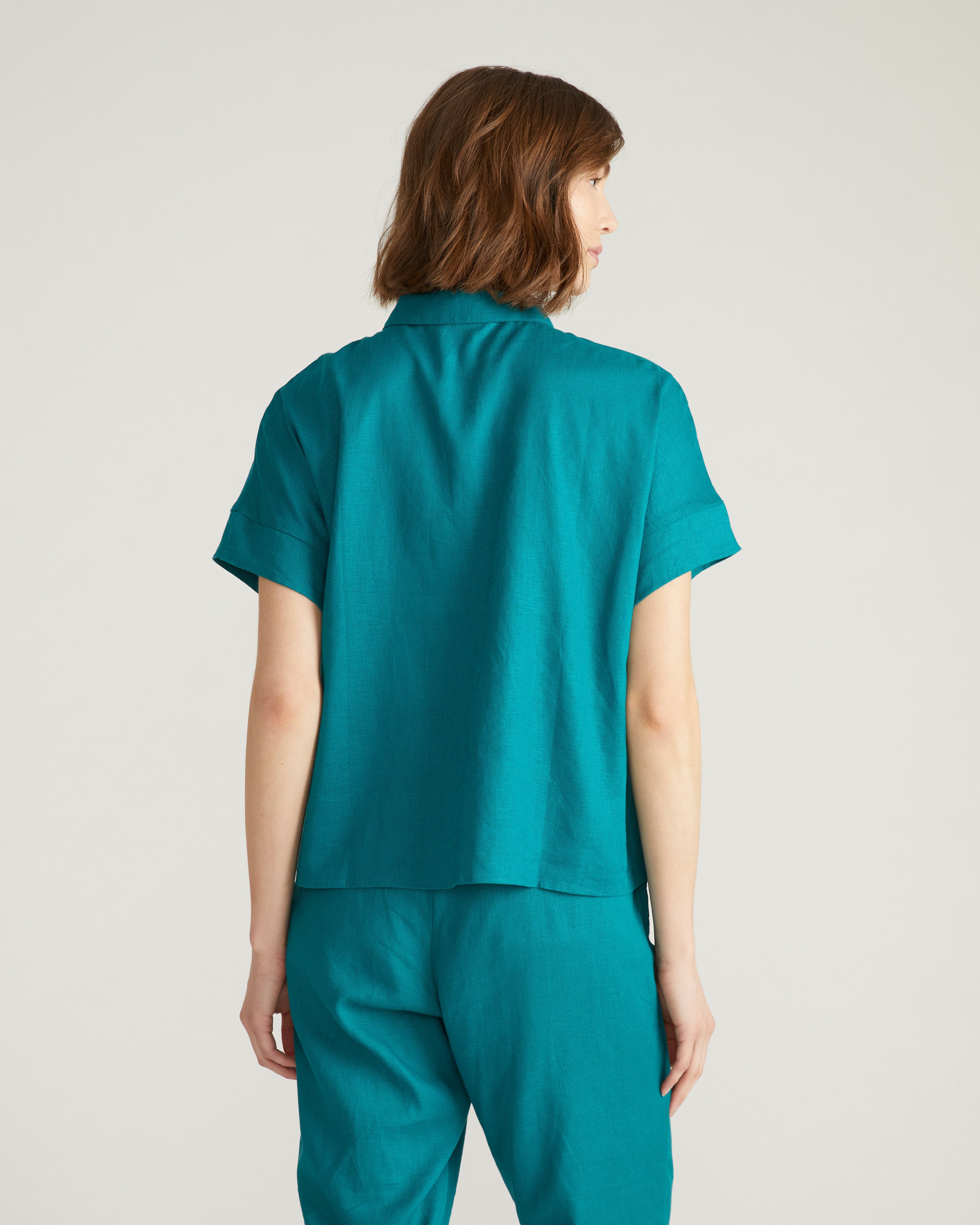 Tupelo Linen Shirt - Aurora