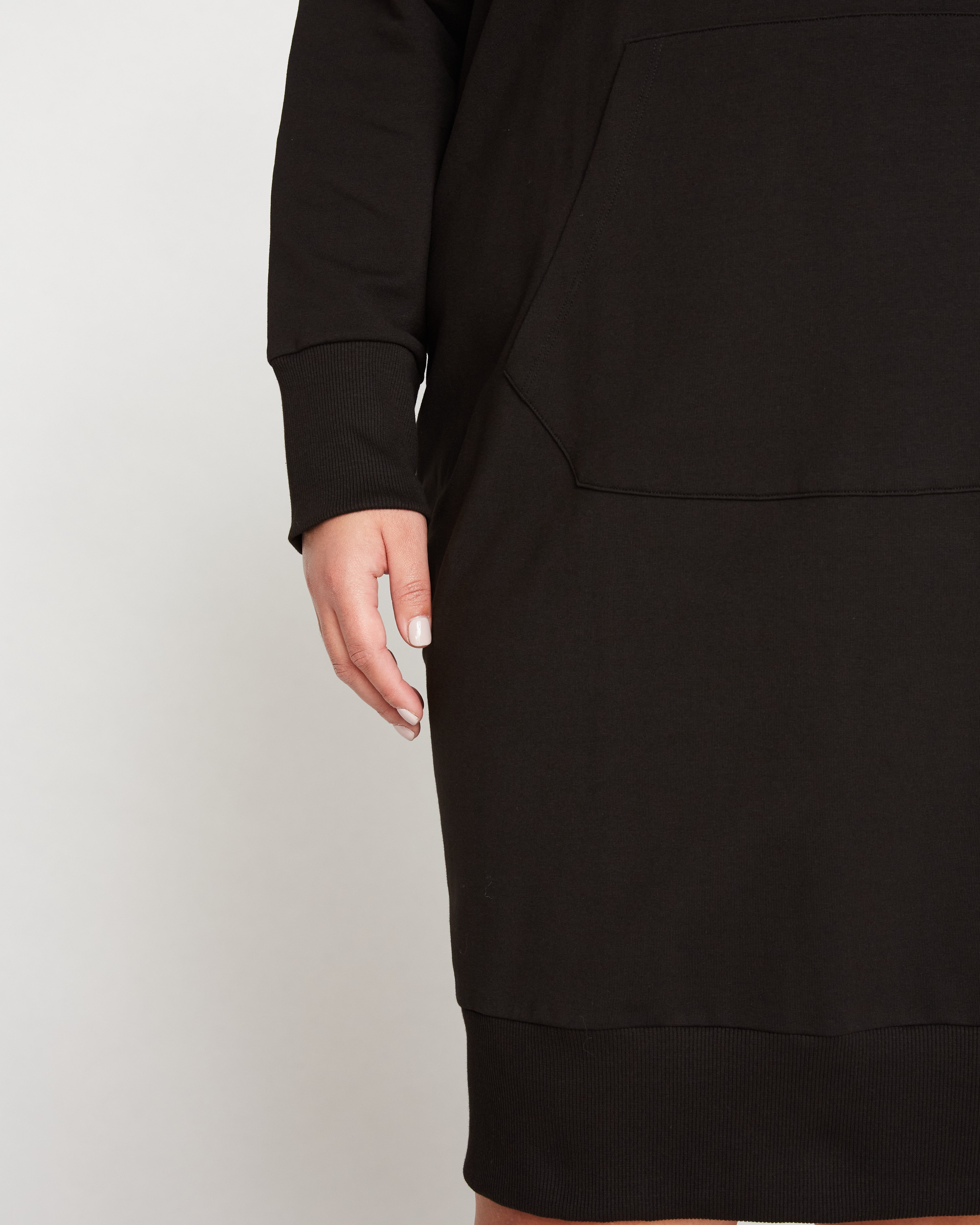 Bree Sweatshirt Dress - Black