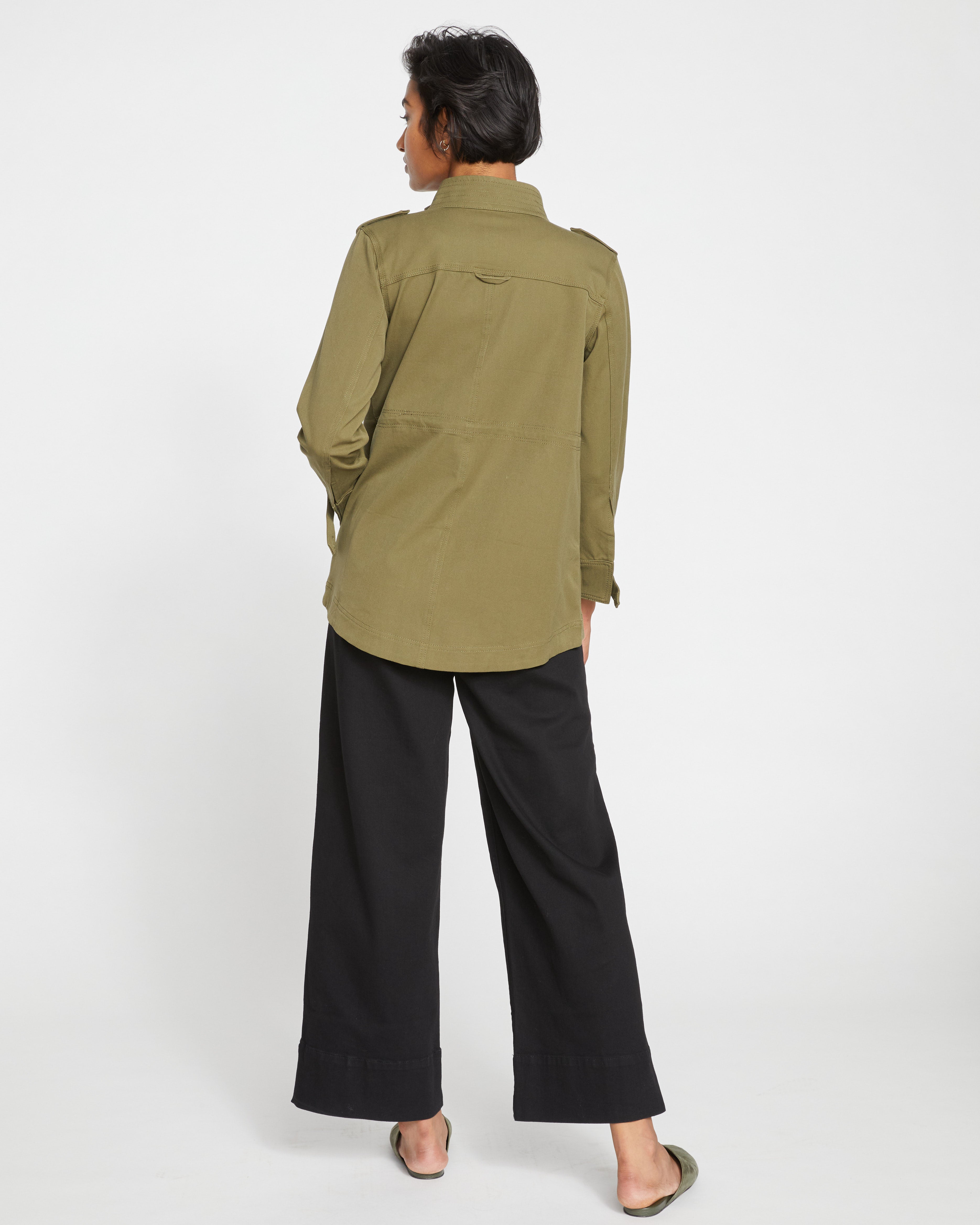 Vineyard Stretch Cotton Twill Jacket - Ivy