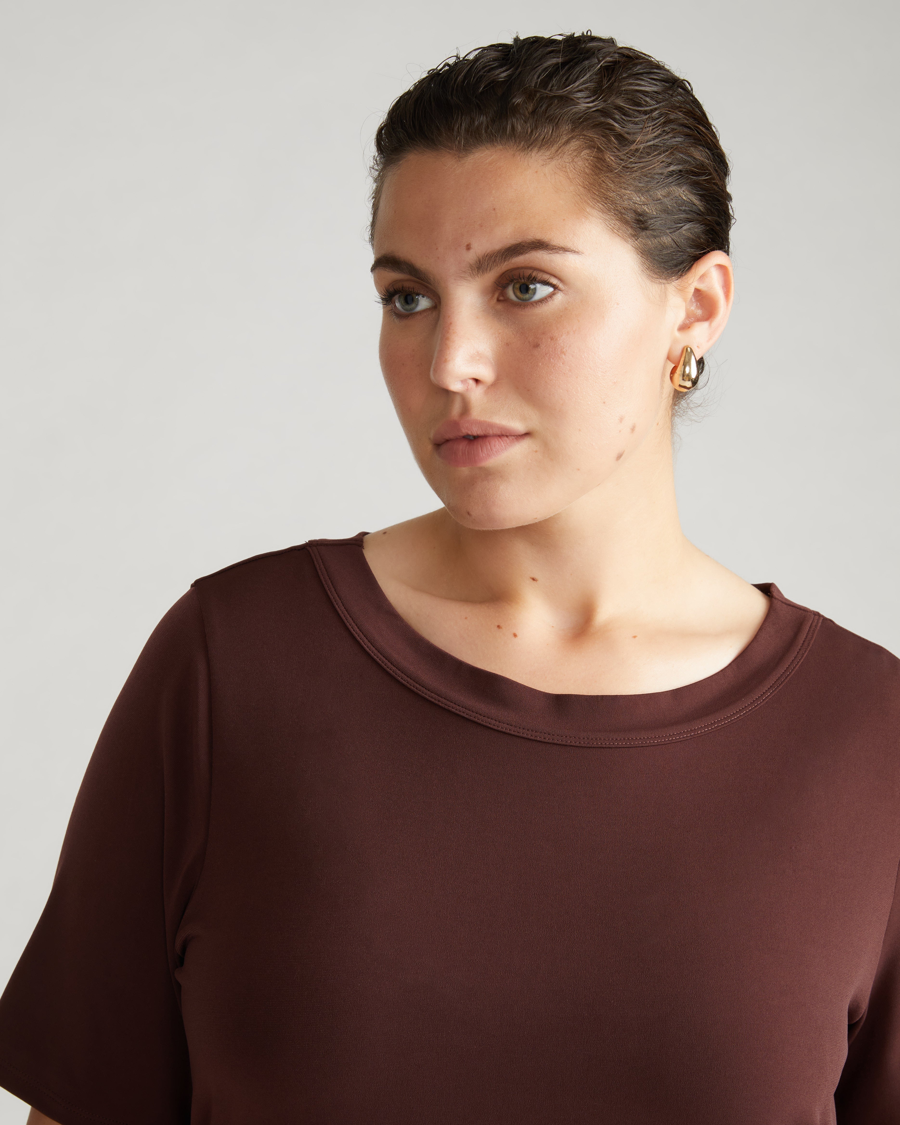 Carolyn Boatneck Top - Brulee