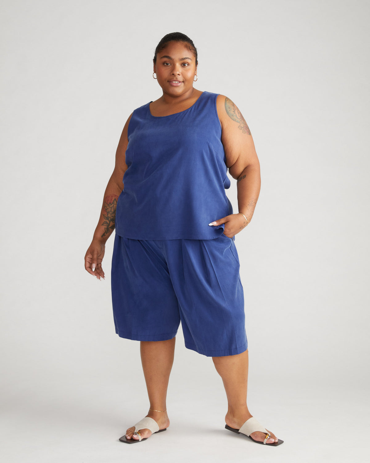 Cooling Stretch Cupro Tank - Cenote