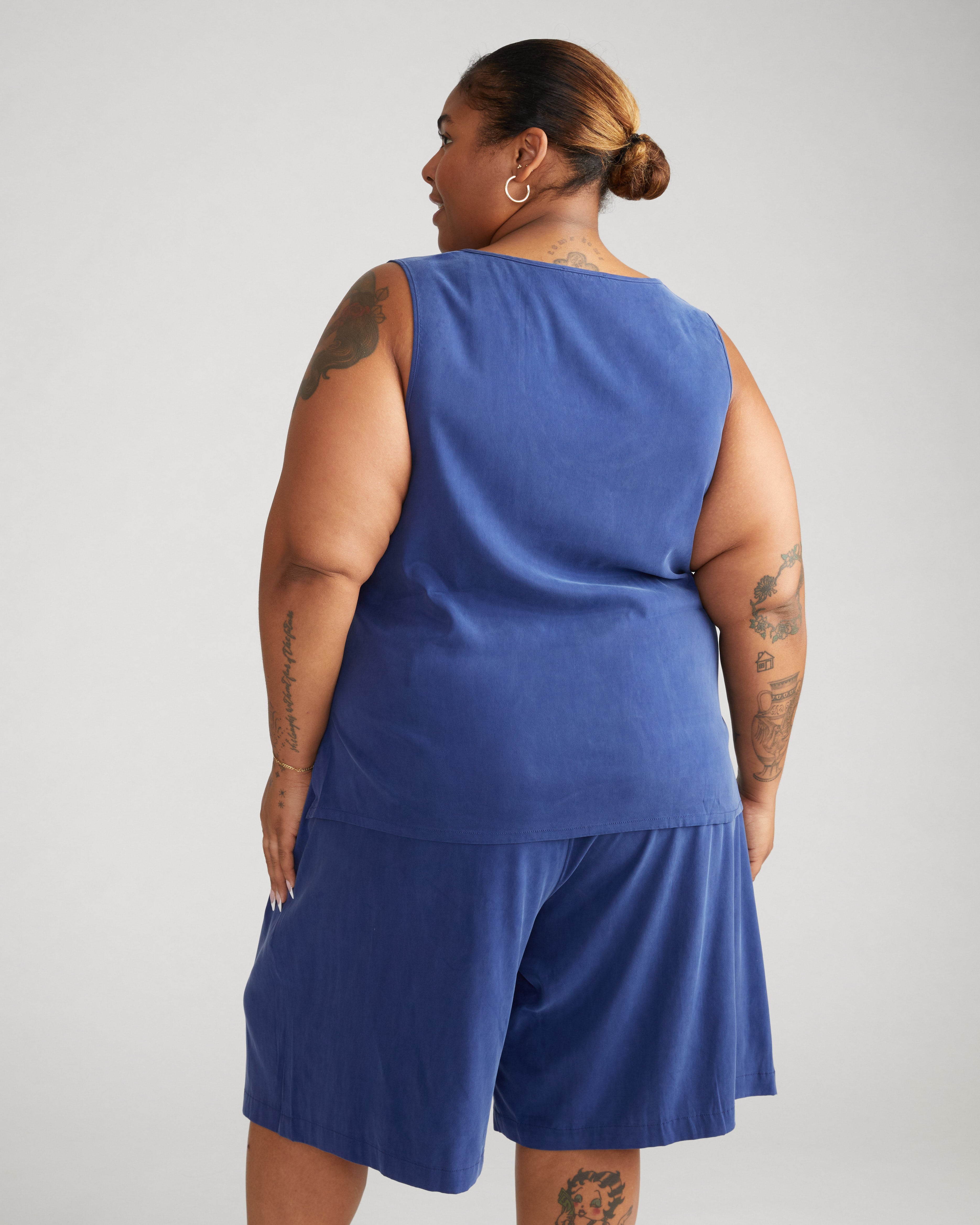 Cooling Stretch Cupro Tank - Cenote