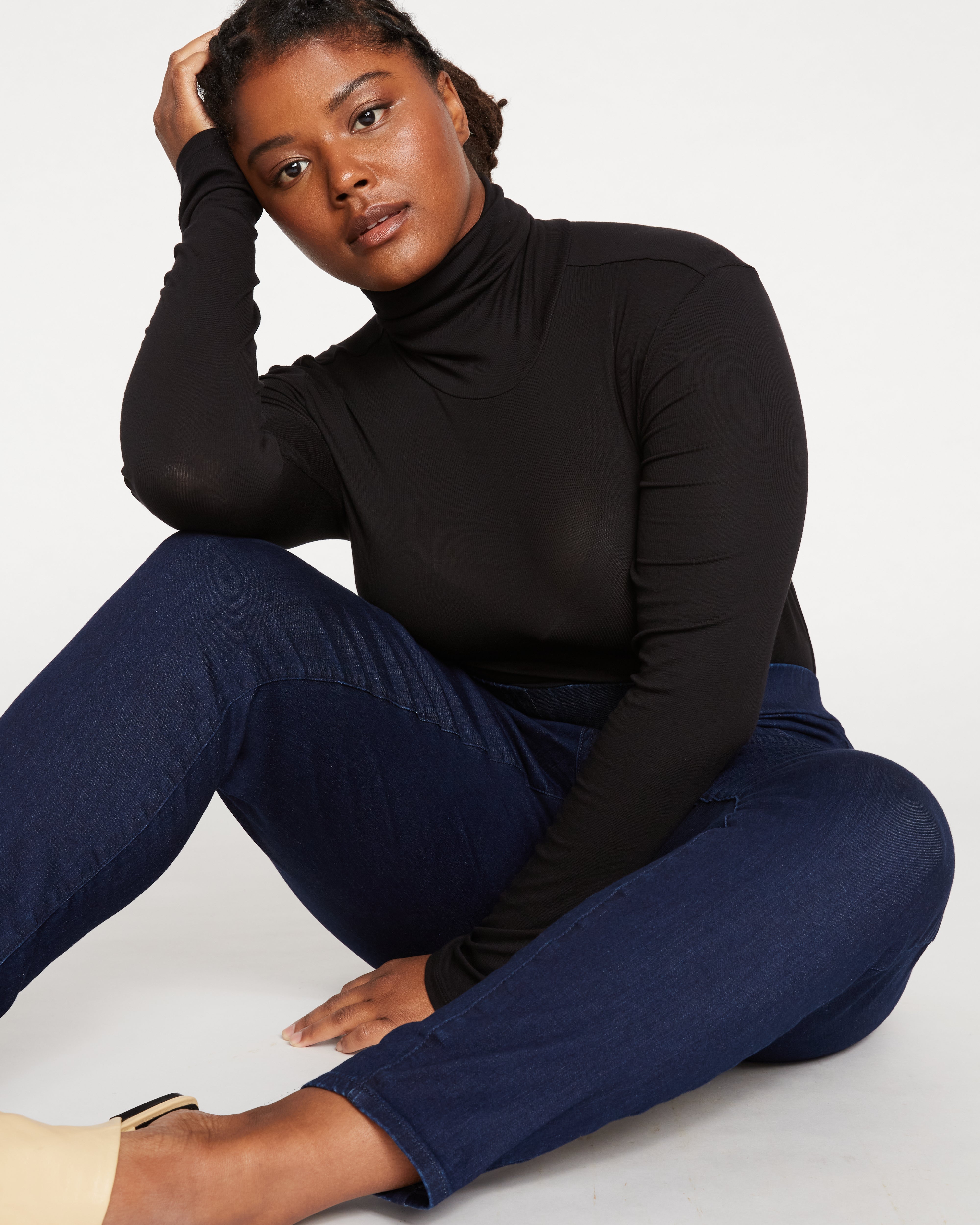 ComfortDenim Dont Call Them Jeggings - Dark Indigo