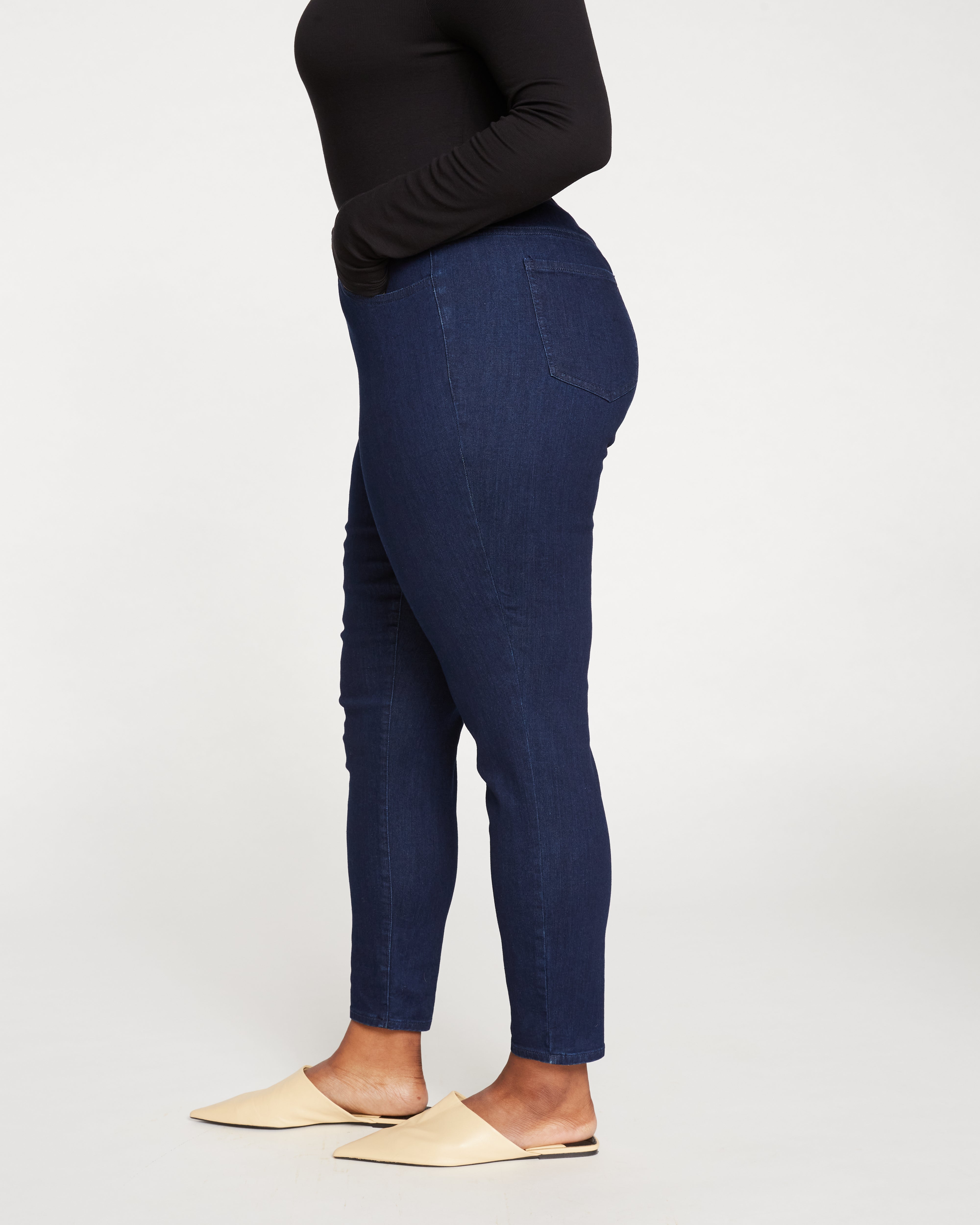ComfortDenim Dont Call Them Jeggings - Dark Indigo