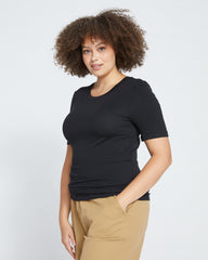 Foundation Short Sleeve Crew Neck Tee - Black