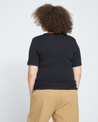 Foundation Short Sleeve Crew Neck Tee - Black