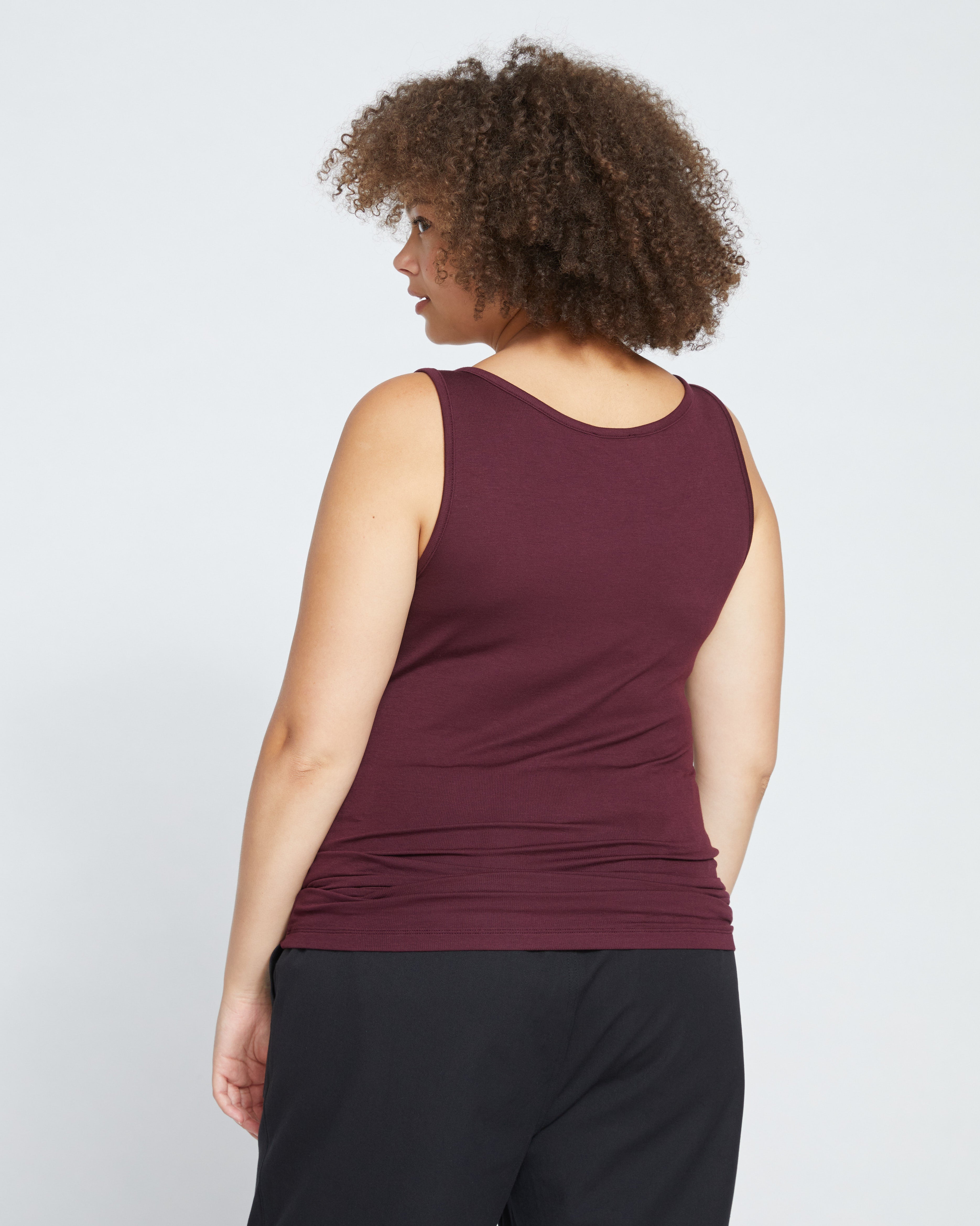 Foundation Tank - Black Cherry