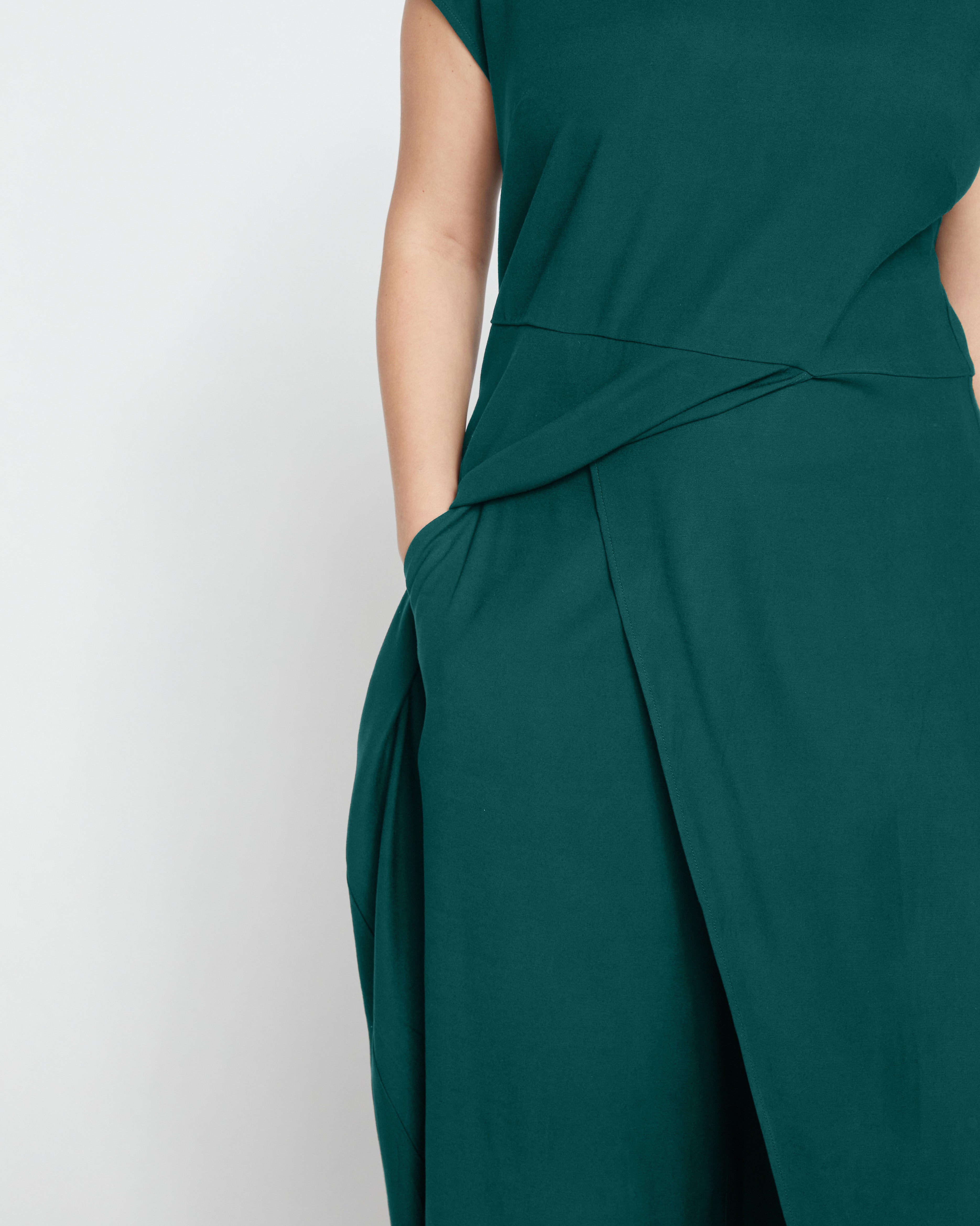 Elvo Double Luxe Culottes - Forest Green