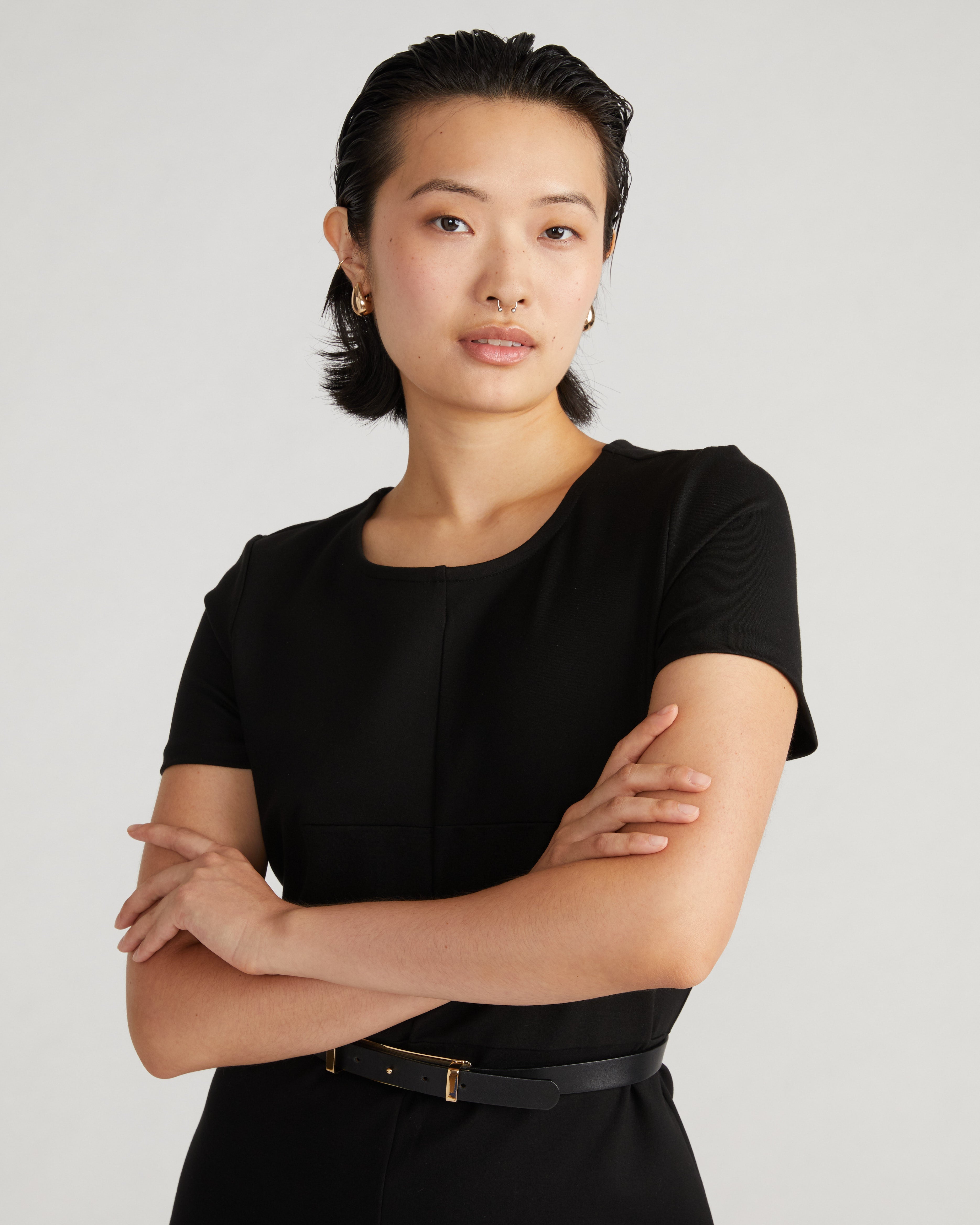 Executive Ponte Dress - Black