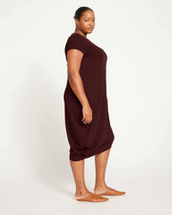 Iconic Geneva Dress - Black Cherry