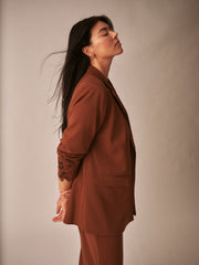 All Day Warren Double Breasted Blazer - Pony