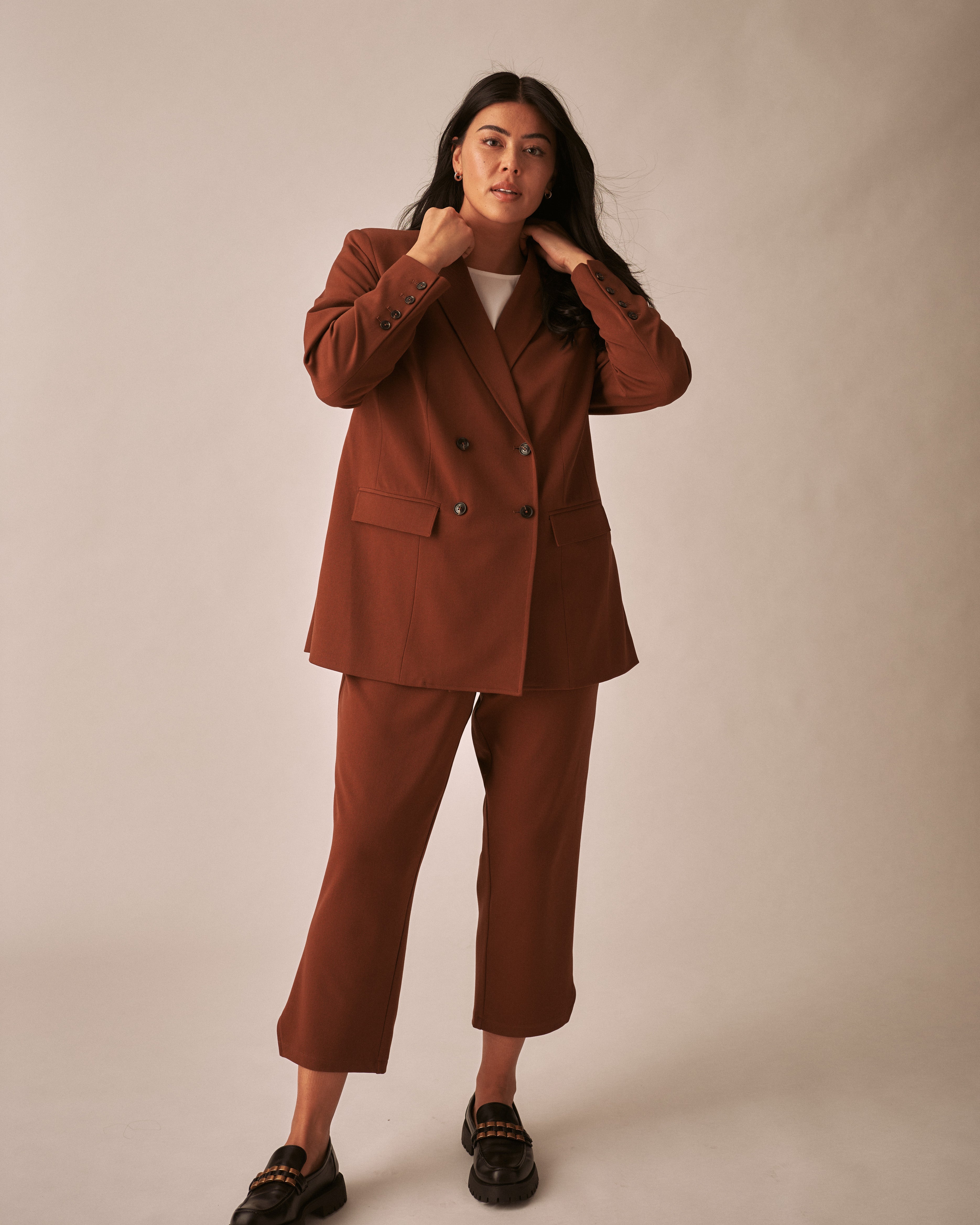 All Day Warren Double Breasted Blazer - Pony