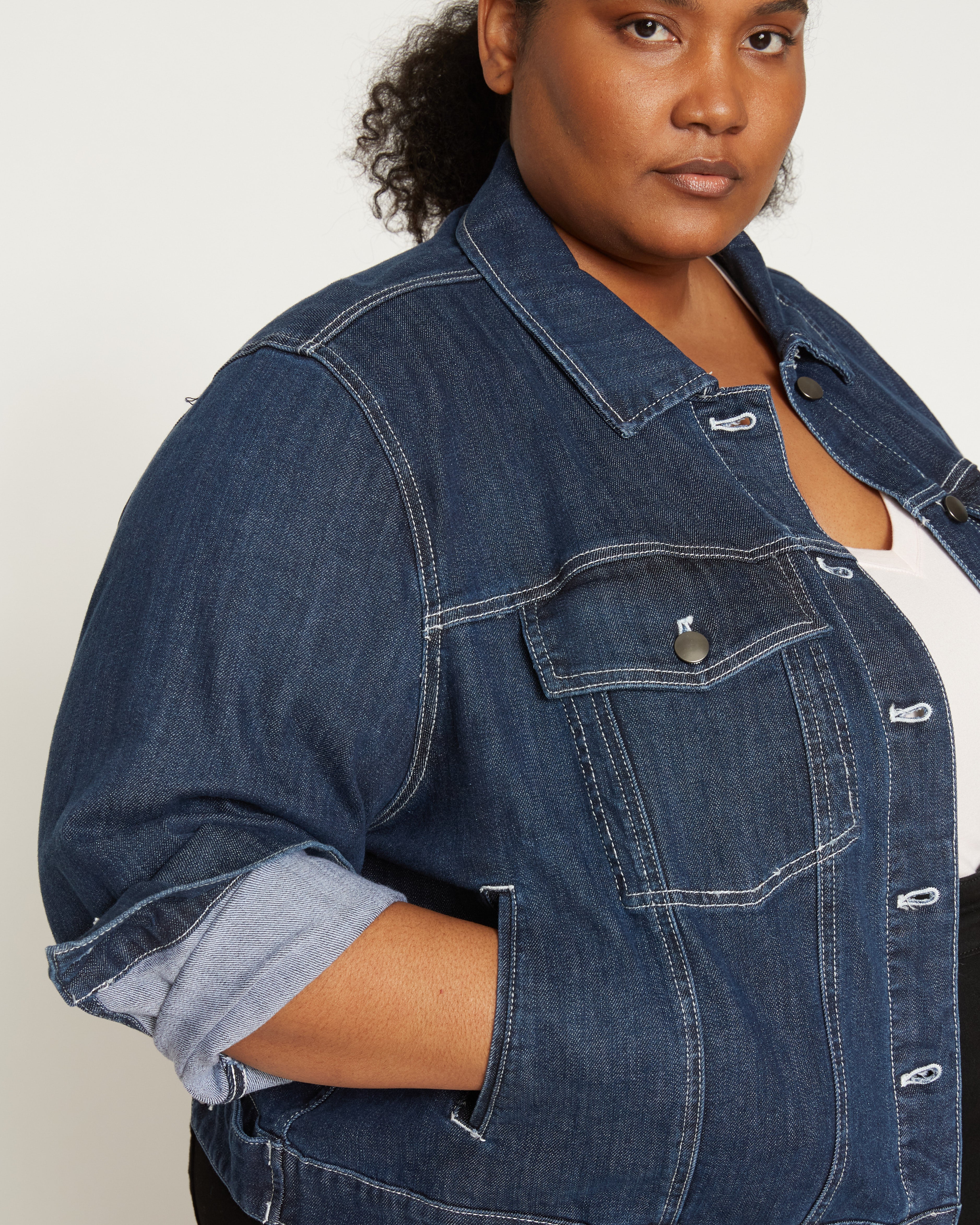 Kelsey Denim Jacket - Dark Indigo