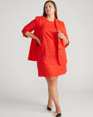 Terrace Linen Shift Dress - Shoreline Sunset