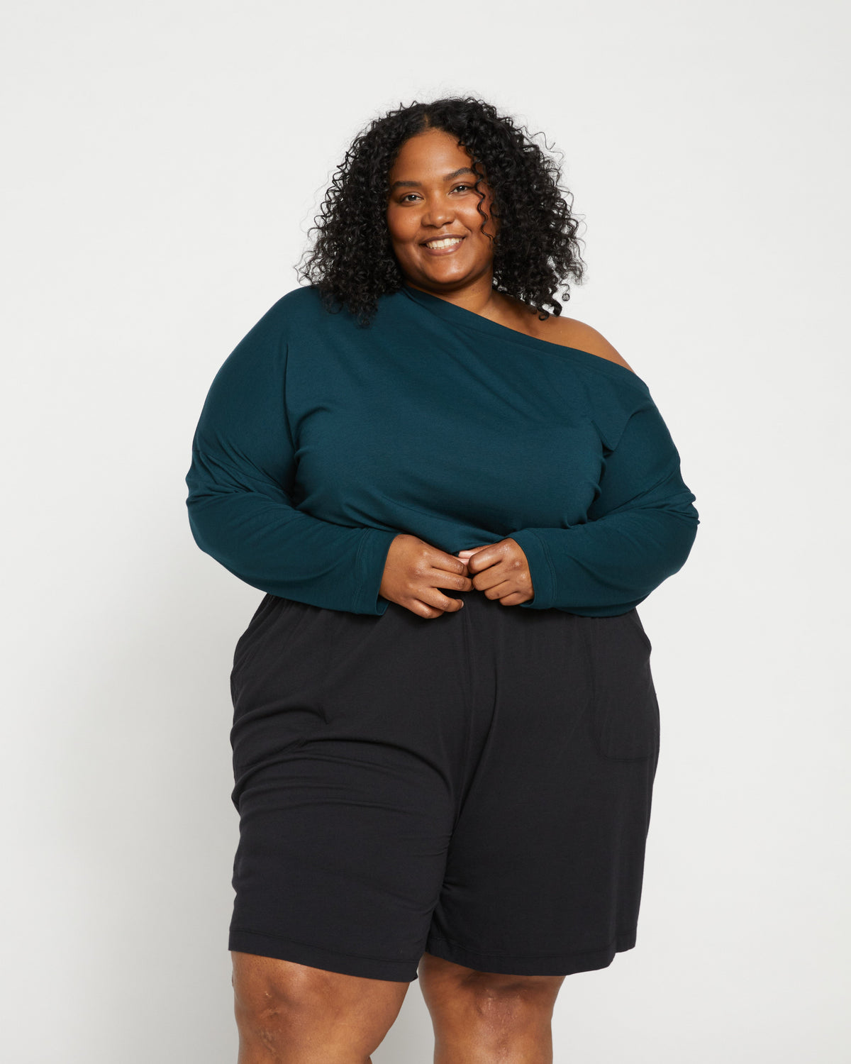 UltimateS Lorelai Lounge Shorts - Black