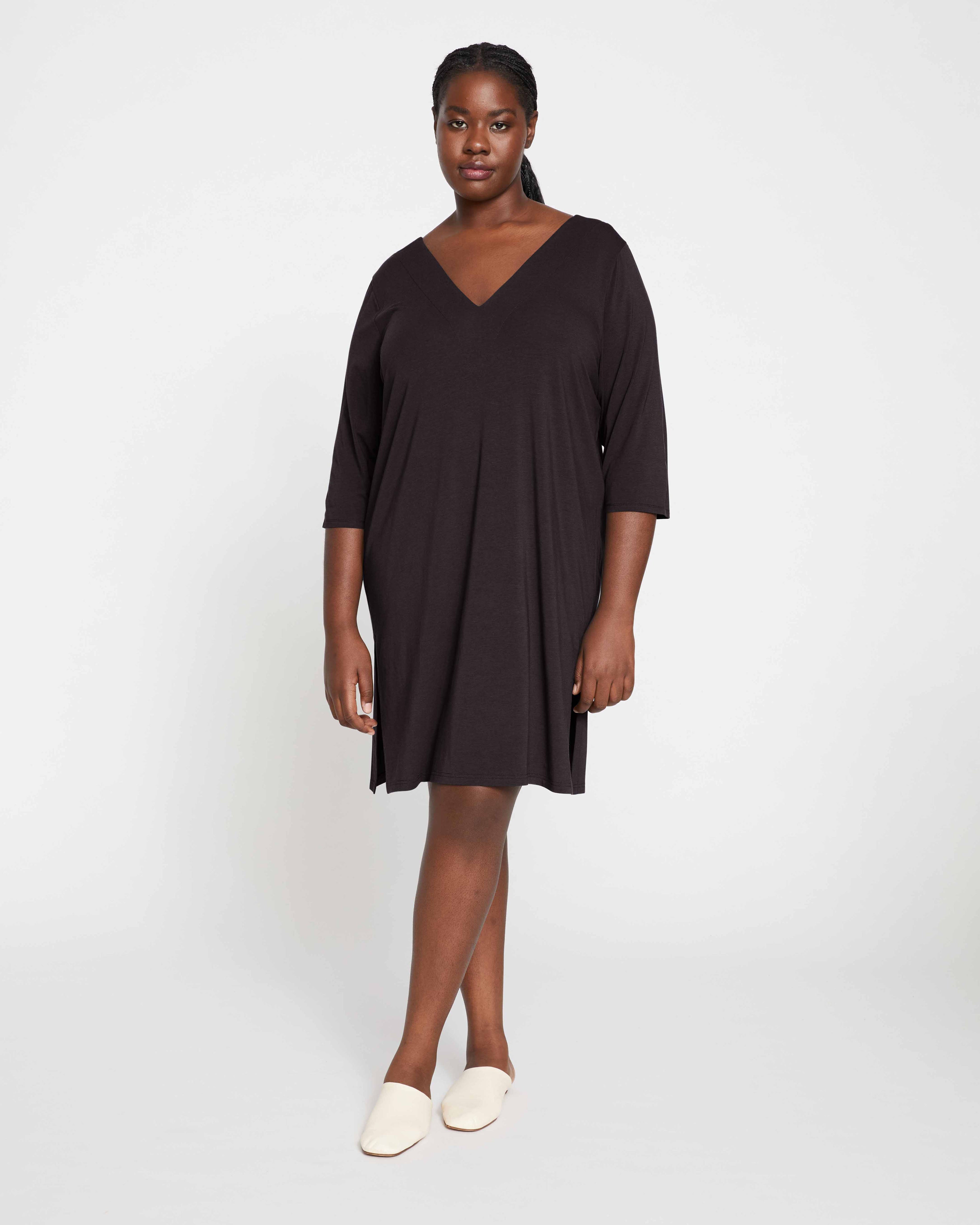 UltimateS Aubrey Sleep Dress - Black