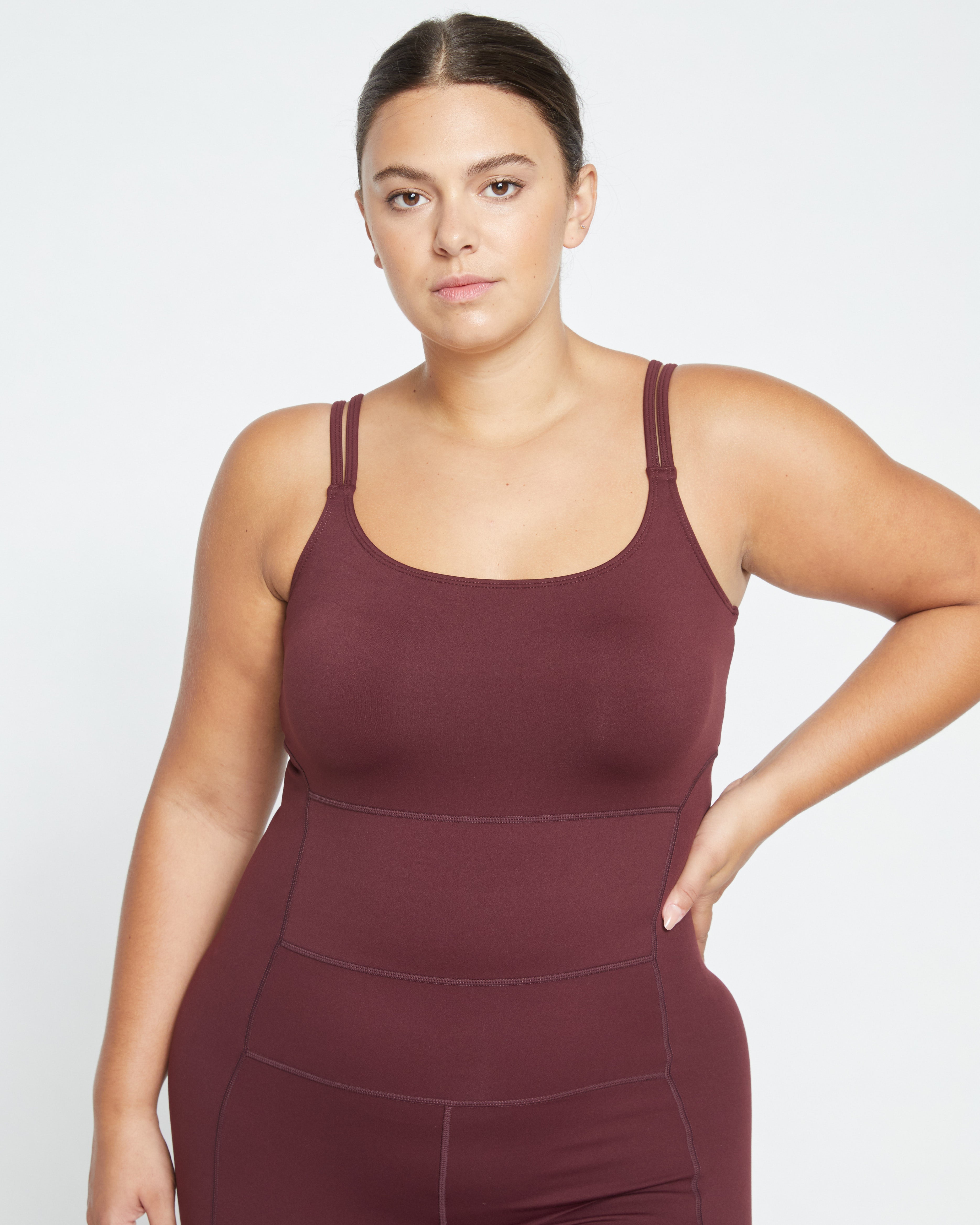 Next-to-Naked Bodysuit - Black Cherry