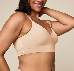 Bliss Triangle Bralette - Beige