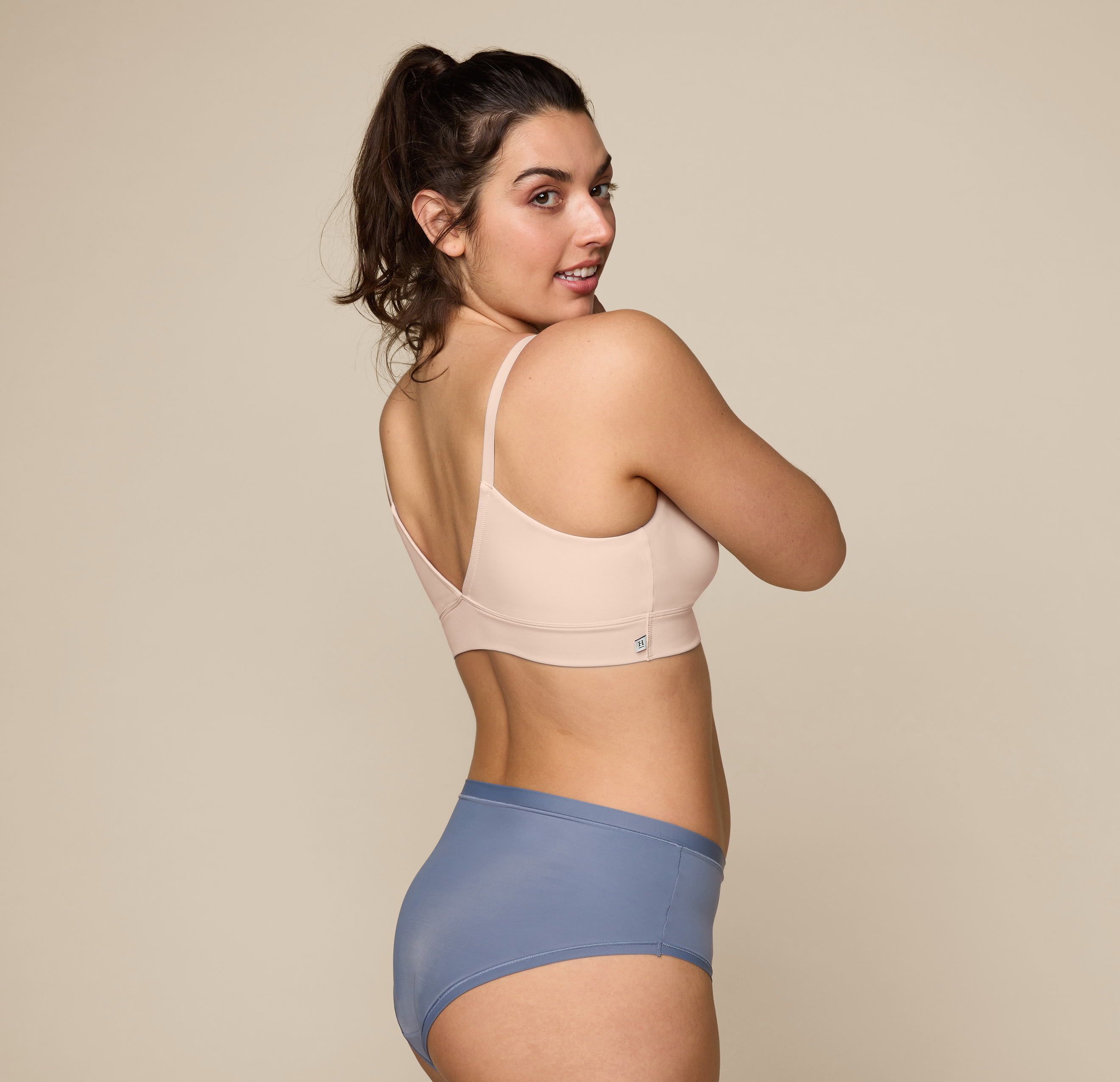 Bliss Triangle Bralette - Rose